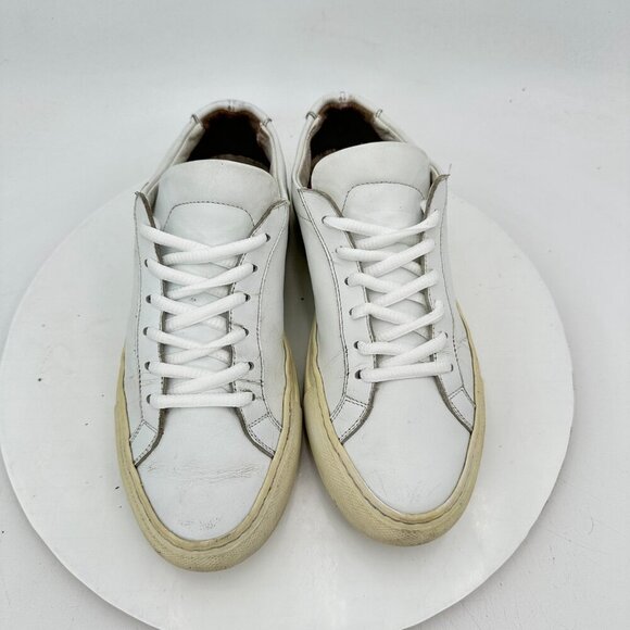 Common Project Achilles Women Size EU 37 US 7 White Leather Low Training Shoes - Picture 3 of 11